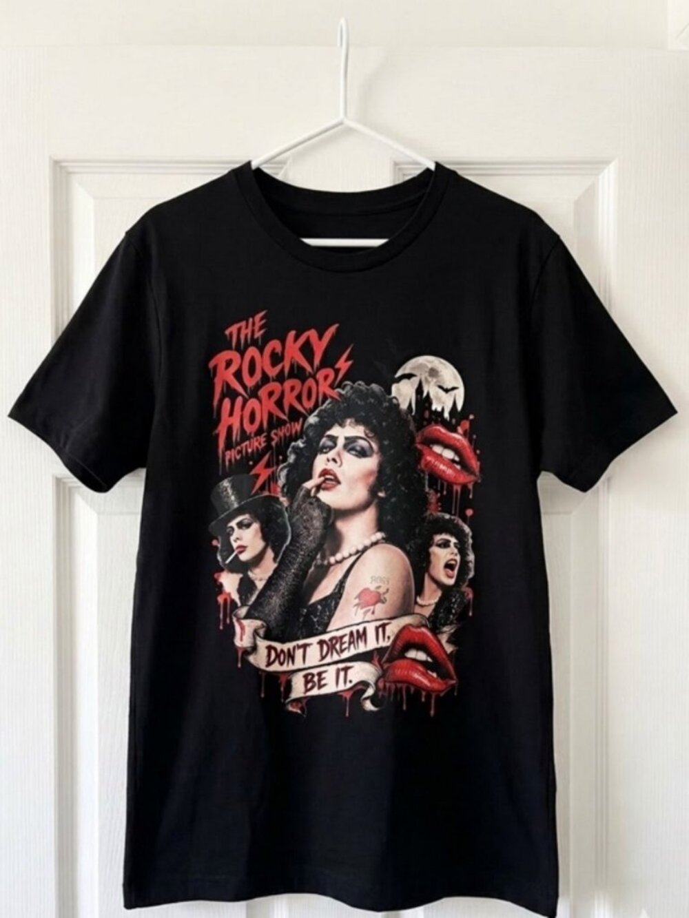 Black T-Shirt Comfort Colors Rocky Horror Show Tim Curry